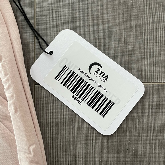 NWT ZYIA blush emergence jogger. Size large. - Picture 3 of 5